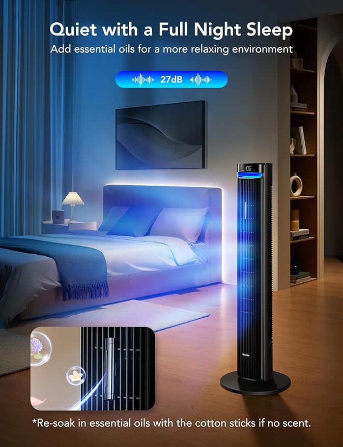 GoveeLife 42'' Tower Fan for Bedroom, Smart Floor Fans - Image 6