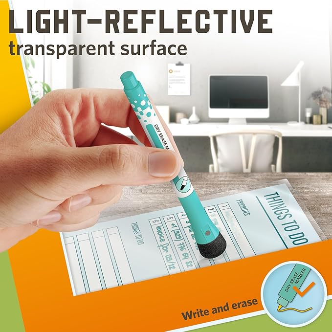 50 Pack Thermal Laminating Pouches 9” x 14.5”, 3 Mil Thick, Suited - Image 6