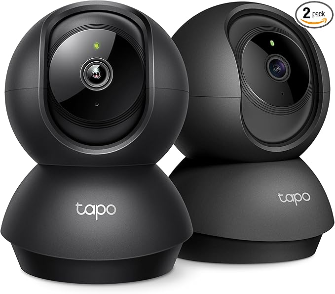 Tapo 2K Indoor Pan/Tilt Wired Security Camera by Tapo