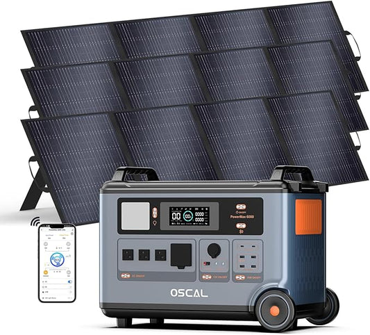 OSCAL PowerMax 6000 Solar Generator by OSCAL