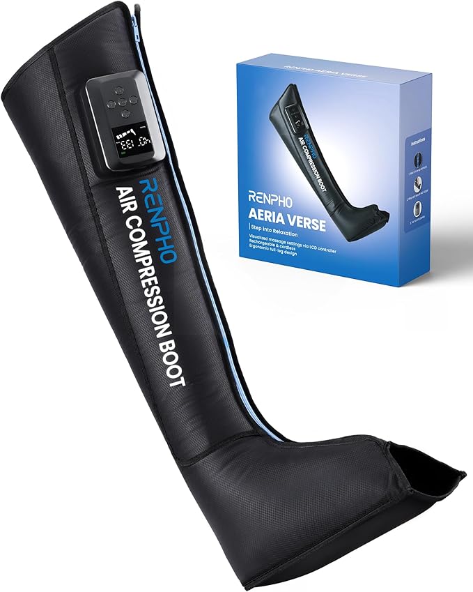 RENPHO Leg Massager with Smart Pressure Sensor, FSA Eligible HSA Foot Massage by RENPHO