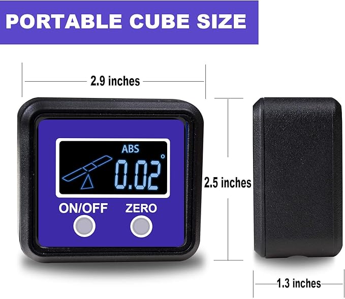 Digital Angle Gauge and Protractor, eOUTIL Digital Angle Finder Inclinometer - Image 3