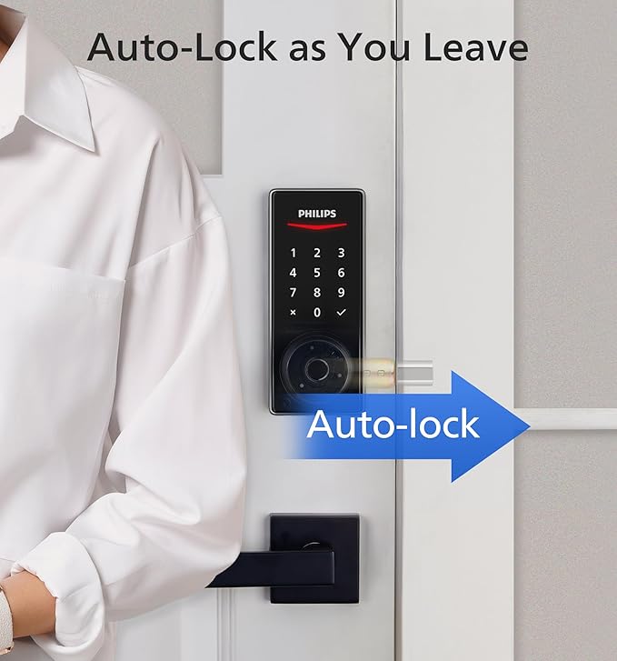 Philips Wi-Fi Smart Door Lock, Keyless Entry Door Lock - Image 7