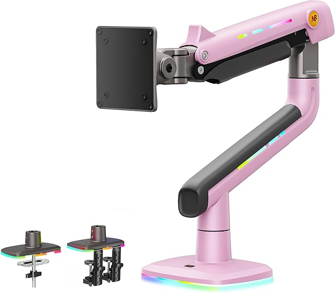 NB Gaming Monitor Arm or for 32 to 60 Inches Screen, Load up to 20 kg, VESA by NBERGONOMIC
