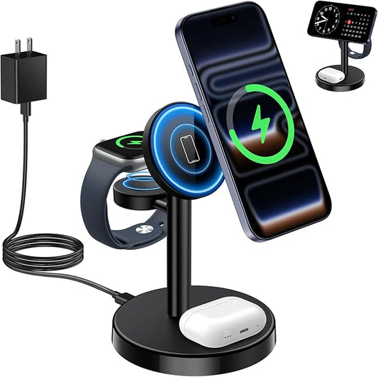 Aeinidi 2026 3 in 1 Wireless Charging Station Compatible by Aeinidi