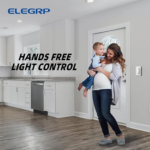 ELEGRP Occupancy Motion Sensor Light Switch, PIR Infrared Motion Activated Wall - Image 5