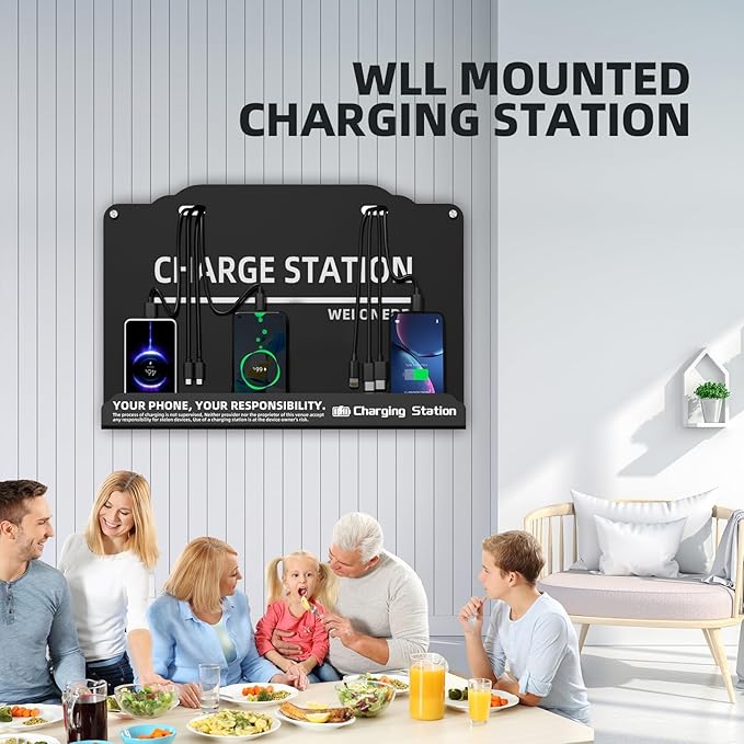 Wall Mounted Cell Phone Charging Station Mobile Phone Charging Station | Fast - Image 3