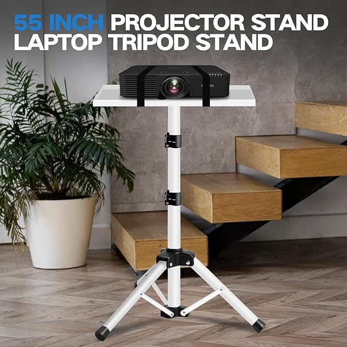 Projector Stand, 22 to 55 Inch Laptop Stand, Projector Tripod - Image 6