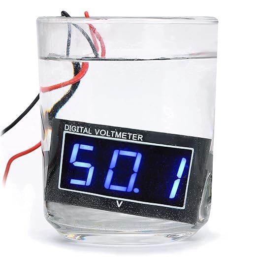SUPNOVA Waterproof Voltmeter 12V 24V 36V 48V 60V 72V 96V, LED Digital Display - Image 3