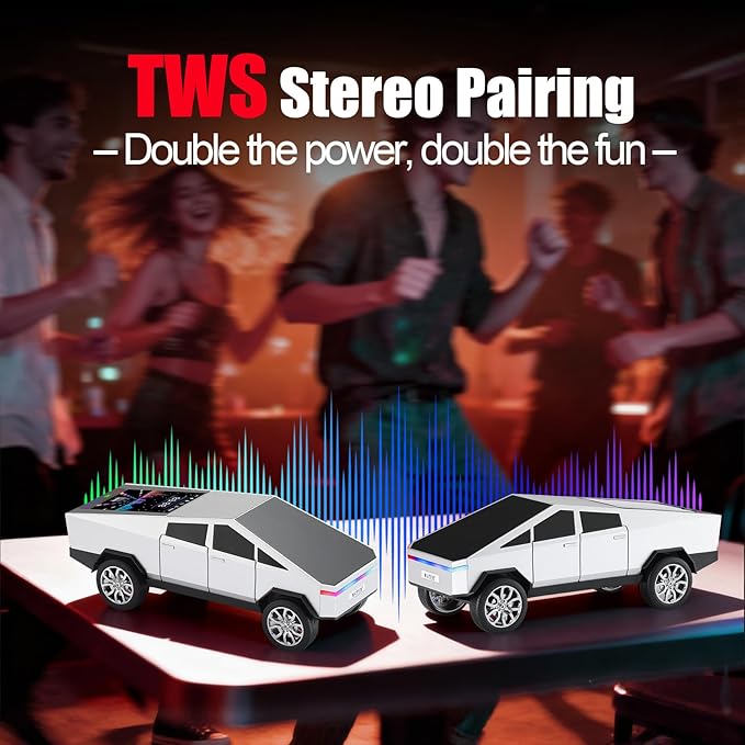 WSTER Portable Car Model Bluetooth Speaker - Image 3