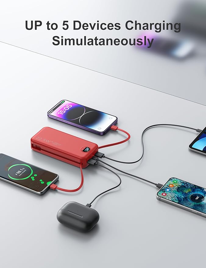 aonidi 20000mAh Ultra-Portable-Charger-Power-Bank PD20W - Image 7