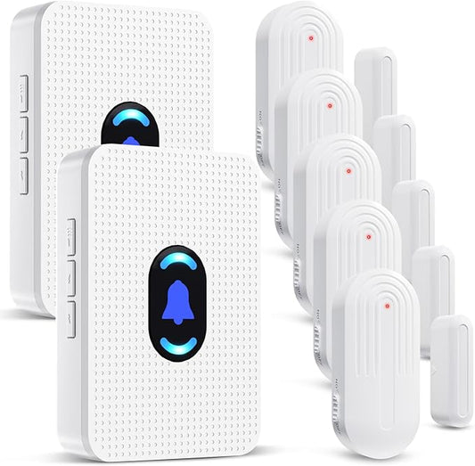 Door Chime, Daytech Wireless Door Sensor Chime 800ft Range Door Entry Chime by DAYTECH