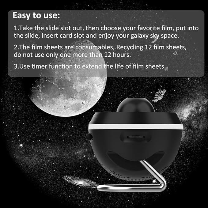 Galaxy Projector for Bedroom, 13 in 1 Planetarium Projector - Image 6
