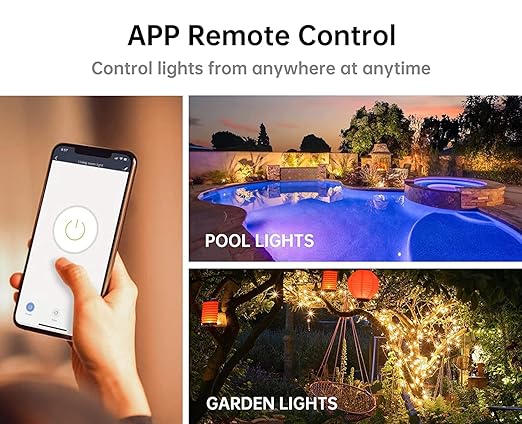 Smart Wi-Fi Light Switch, 2 Channels Linptech Wireless Relay Switch Tuya App - Image 4