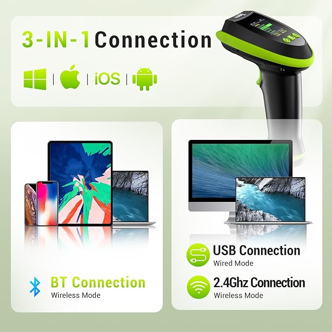 Tera Barcode Scanner Wireless 2D QR - Image 6