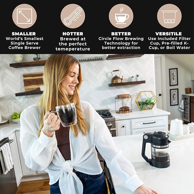 VINCI Micro Café Smallest Single-Serve Coffee Brewer | Compatible - Image 2