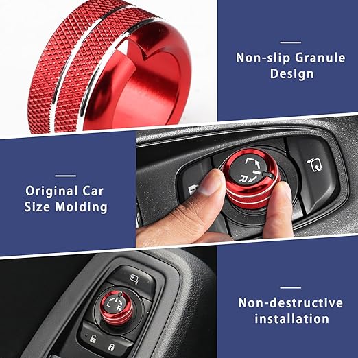Auovo Rearview Mirrors Knob Ring Compatible - Image 4