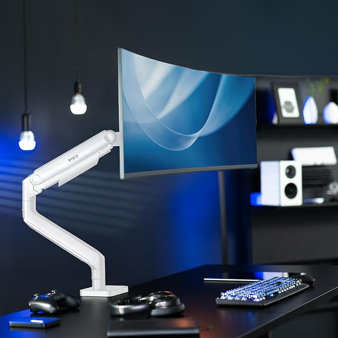 VIVO Heavy Duty Aluminum Ultrawide Monitor Tension Arm - Image 2
