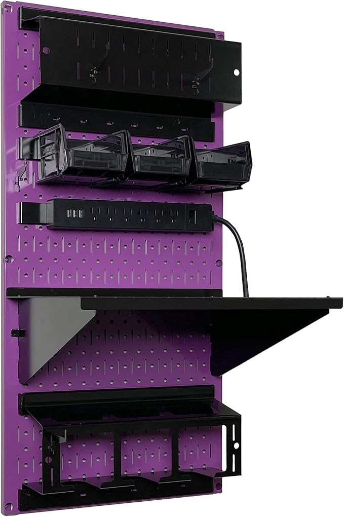Wall Control Power Tool Storage Organizer Kit Cordless Drill Holder Charging - Image 2