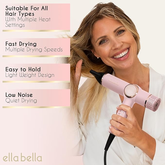 ELLA BELLA® Professional Ionic Hair Dryer - Image 6
