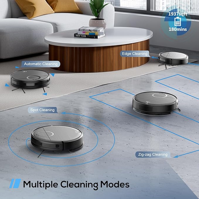 UMMUND Robot Vacuum and Mop Combo, 2 in 1 Mopping Robotic Vacuum Cleaner - Image 4
