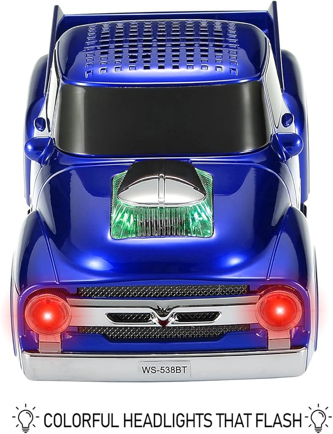 WSTER WS-538 Retro Pickup Truck Bluetooth Replica Speaker – Portable Wireless - Image 7