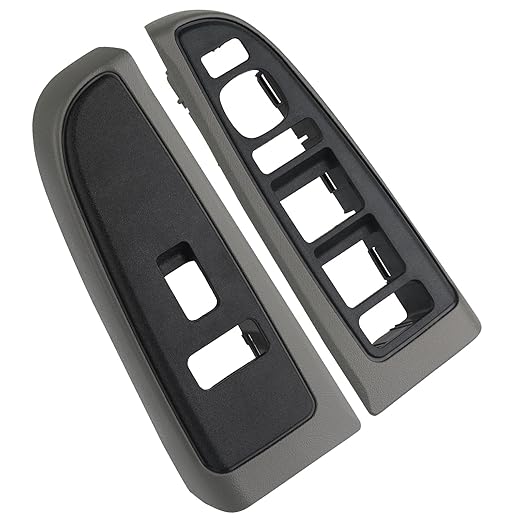 Window Switch Bezel Cover Gray Compatible by APPERFiT