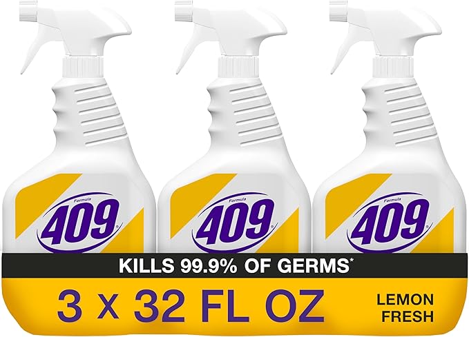 Formula 409 Multi-Surface Cleaner, Spray Bottle, Lemon Fresh, 32 Fluid Ounces by Clorox