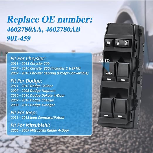 WUANGKI Master Power Window Switch Front Driver Side Compatible - Image 5