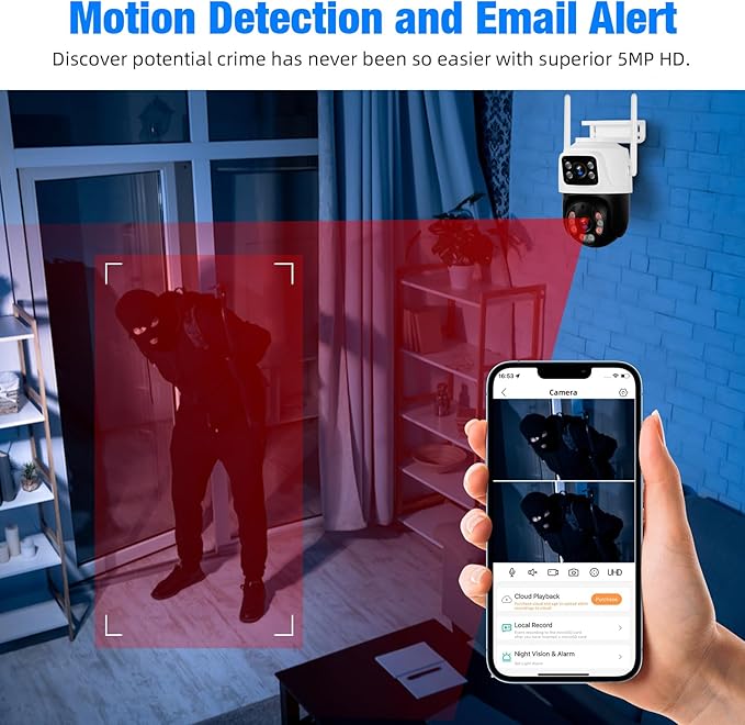 Fuers Wireless Security Camera System, 5MP 8CH NVR - Image 6