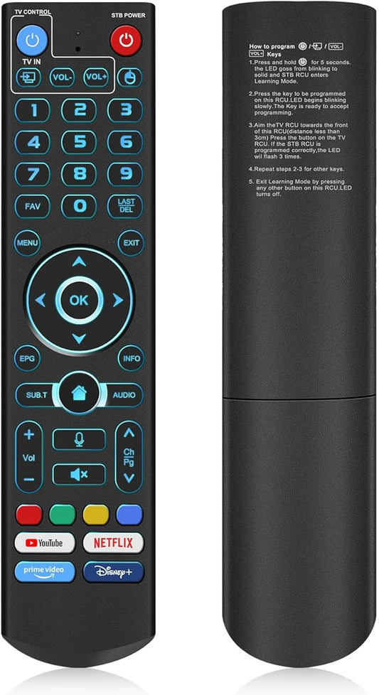 Backlight Voice Remote Control Replacement Compatible by PGLYOUNI