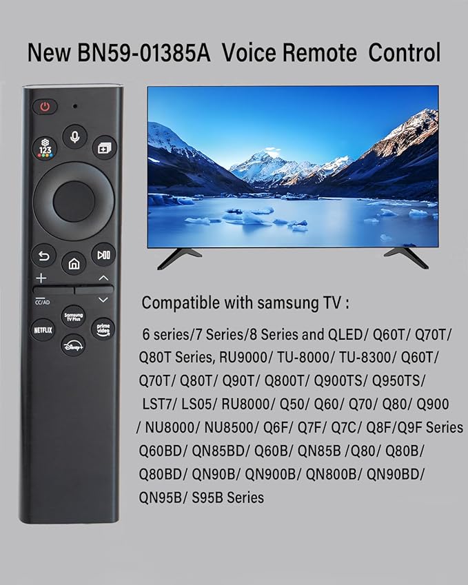 BN59-01385A Voice Universal Remote Control Replacement， - Image 2