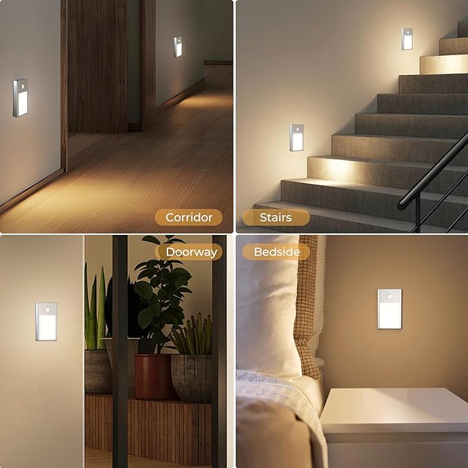 VST Motion Sensor Step Night Light, Rechargeable Battery Powered Led Light - Image 6