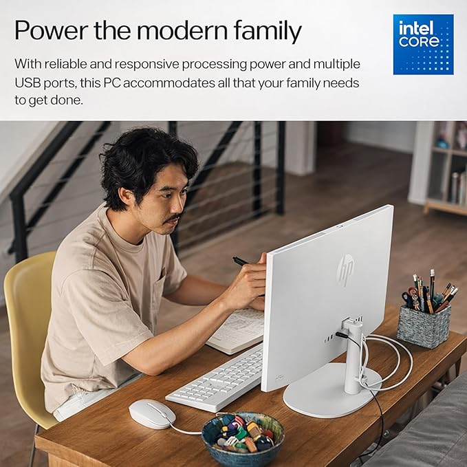 HP 22" FHD All-in-One Desktop Computer • 16GB DDR5 RAM • 512GB External and - Image 4