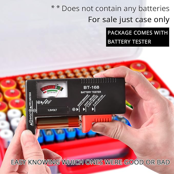 Aptbyte Battery Organizer Storage Holder Box Case - Image 5