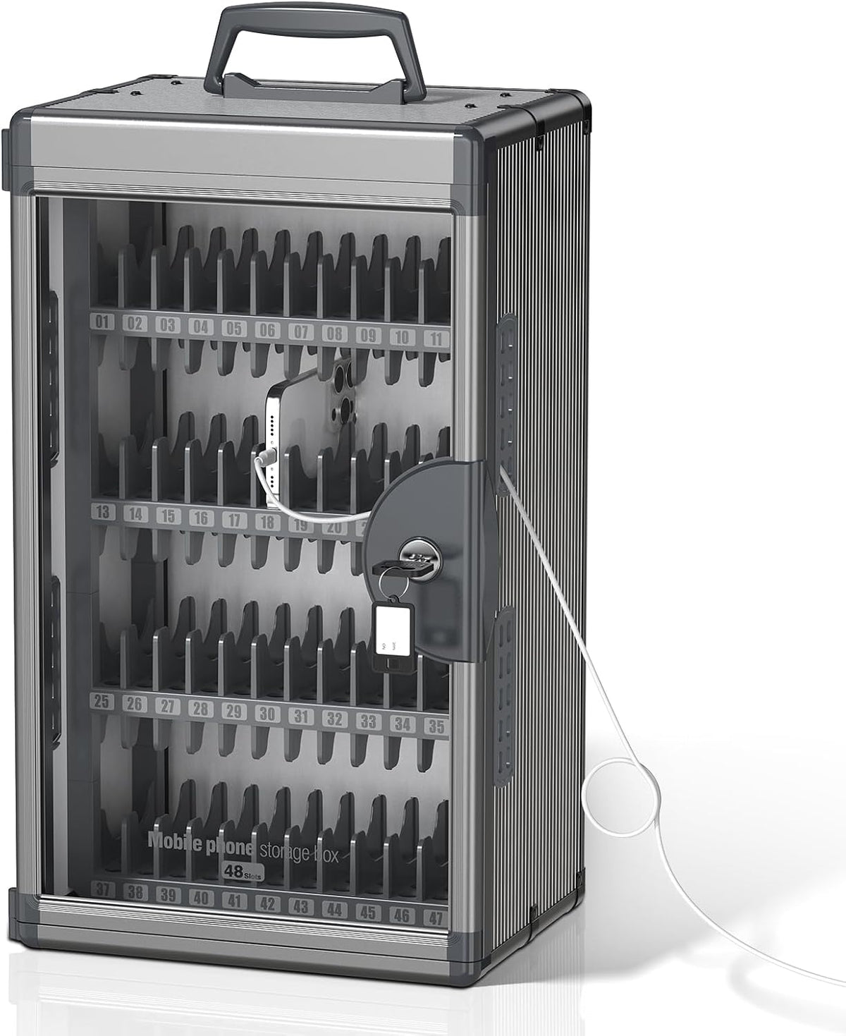 48 slots cell phone locker for classroom with, main product view