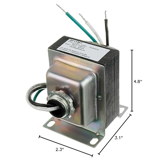 BOJACK 24V 40VA Thermostat and Doorbell Transformer, Power Supply Compatible - Image 7