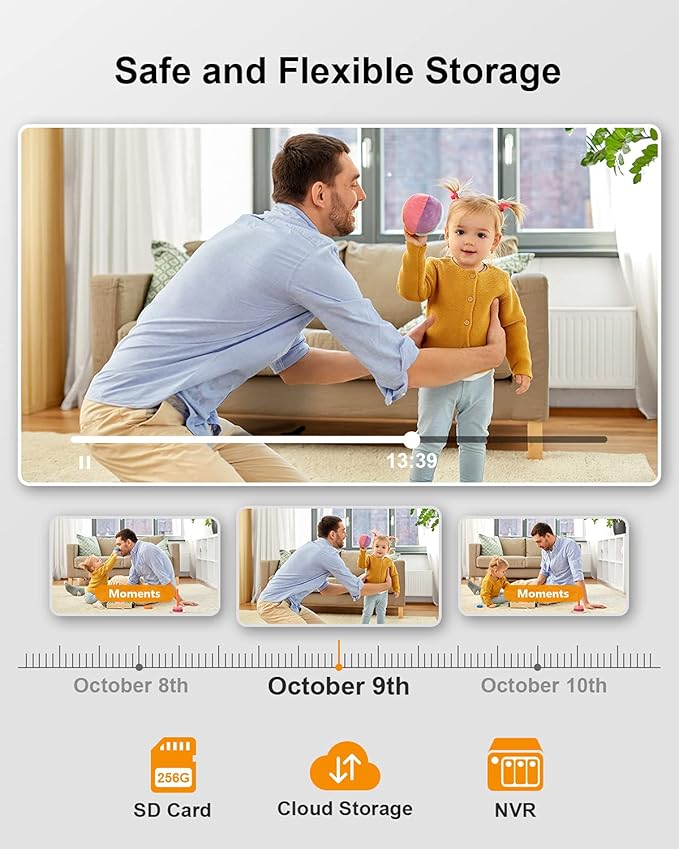 Imou 2.5K WiFi Camera Indoor Pet Dog Camera 4MP, 360° Home Security Wireless IP - Image 8