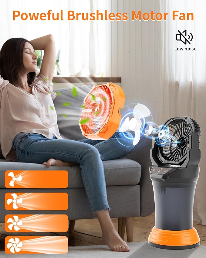 WESTTREE Portable Misting Fan - Image 5