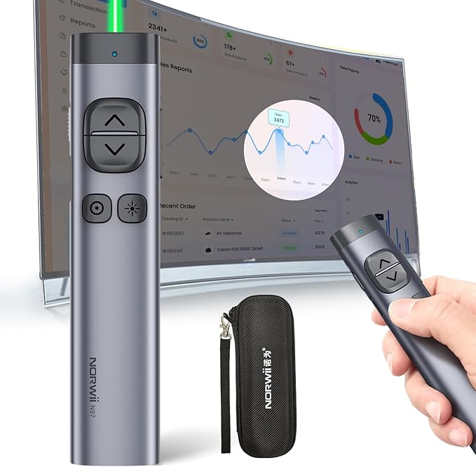 Norwii N97s TV Screen Presentation Clicker by Norwii