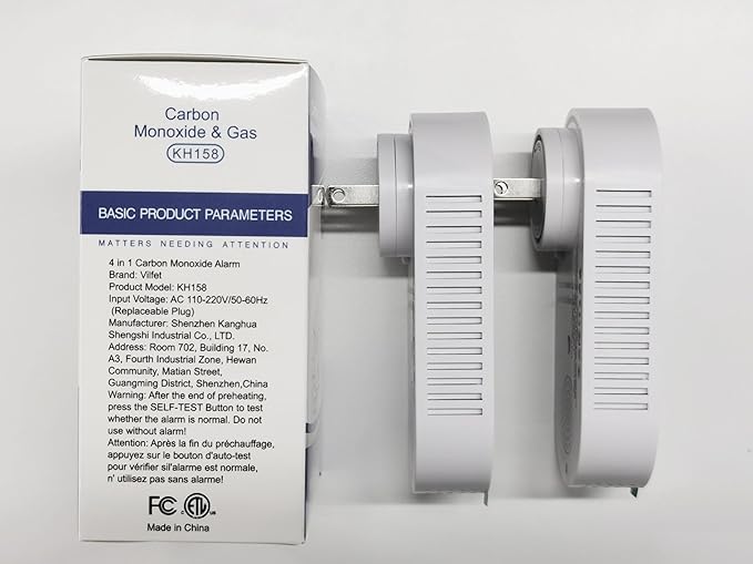 Carbon Monoxide Detectors and Natural Gas Detector, 4-in-1 Carbon Monoxide - Image 8