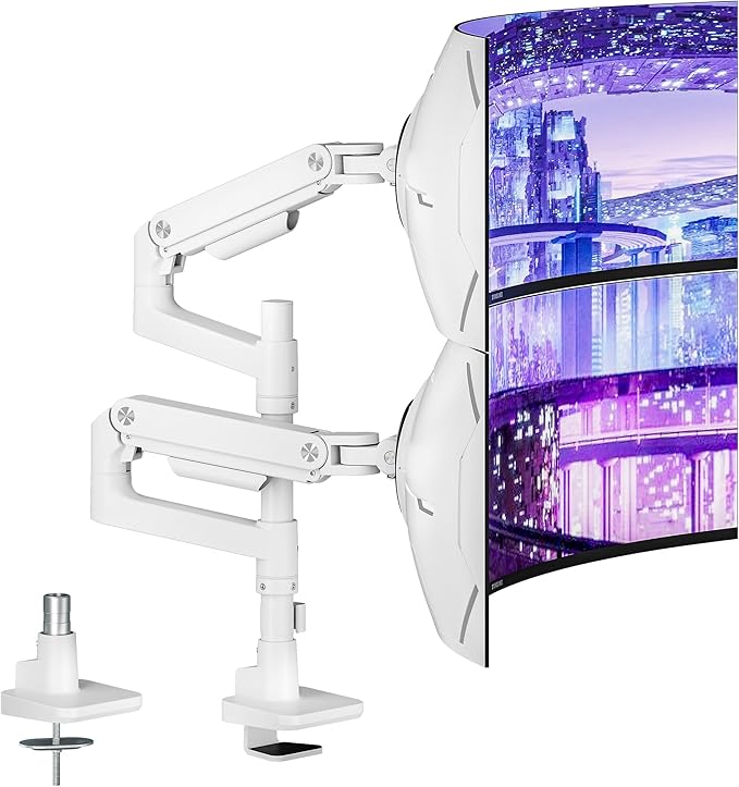 ARES WING Dual Monitor Arm Desk Mount by ARESWING