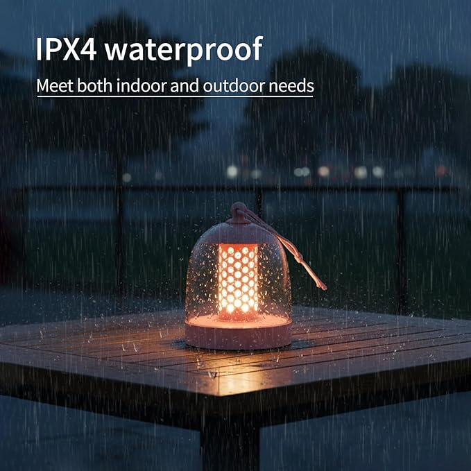 MKLK Camping Lantern, IPX4 Waterproof Touch Control LED Night Light, USB - Image 4