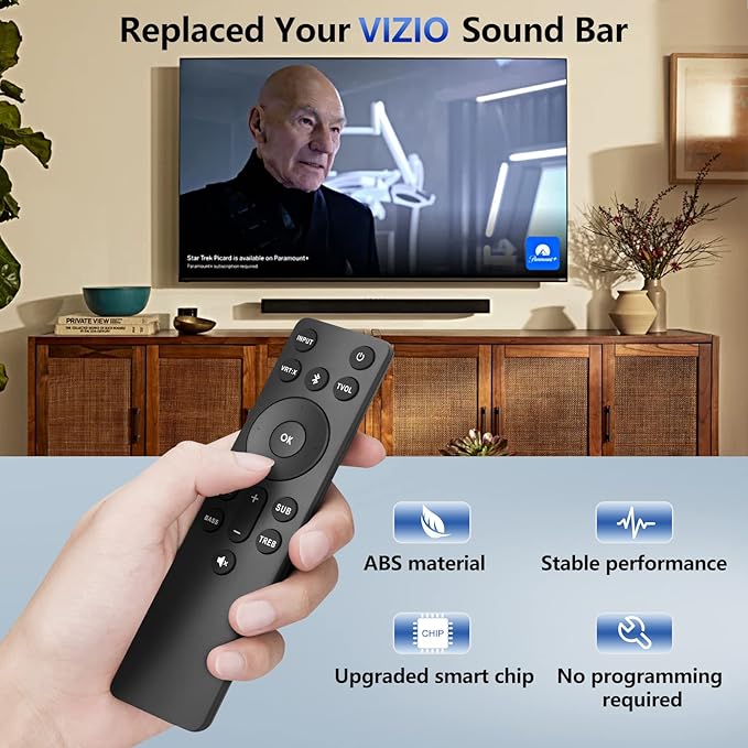for VIZIO-Soundbar-Remote, Replacement - Image 4