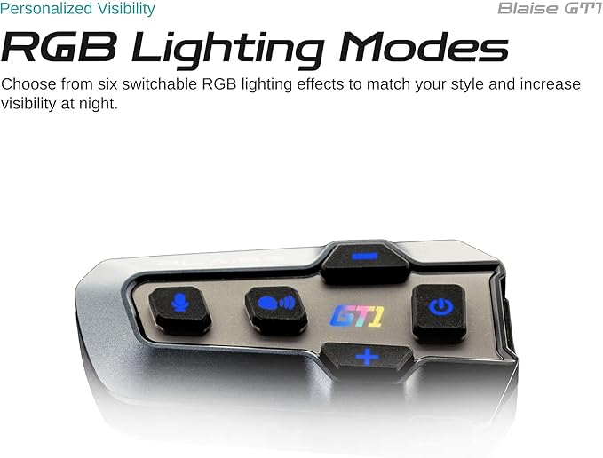 Logto Blasie GT1 Motorcycle Helmet Bluetooth Headset Intercom 2 Riders Music - Image 8