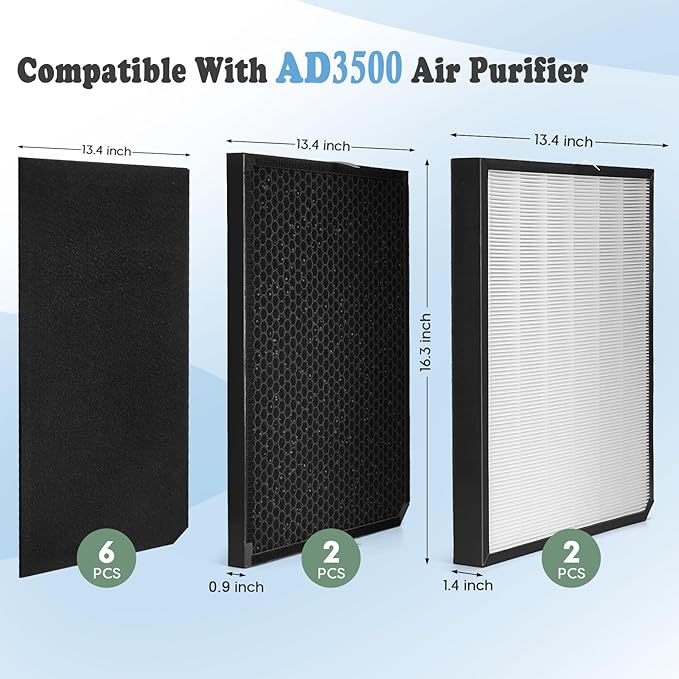 3500 Filter Replacement Set Compatible - Image 3