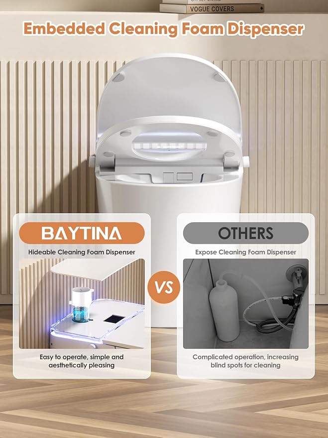 Smart Toilet with Auto Open/Close Lid - Image 2