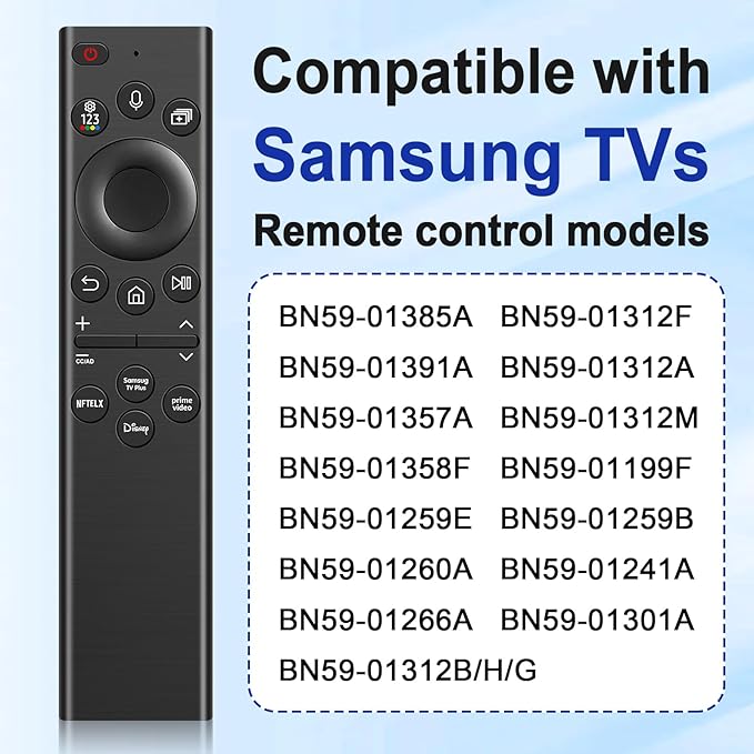 BN59-01385A Replacement Solar TV Remote Control - Image 4