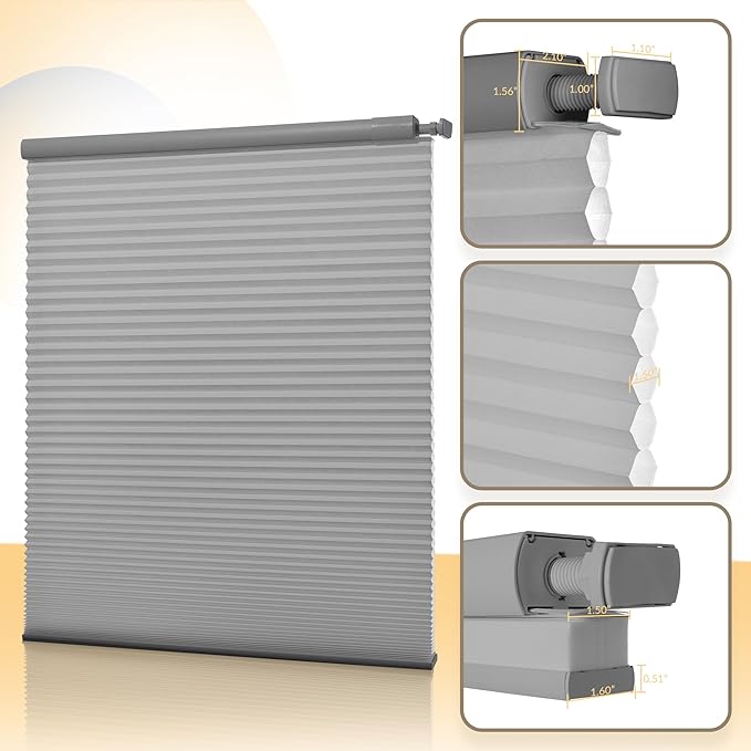 Boolegon No Drill Motorized Cellular Blinds - Image 8