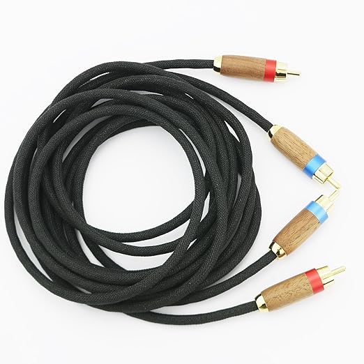 NewFantasia Audiophiles 2RCA Male to 2RCA Male Stereo Audio Cable HiFi System by NewFantasia